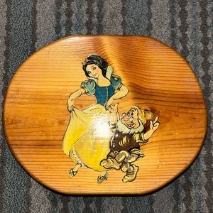Snow White and Doc Hand Painted Step Stool